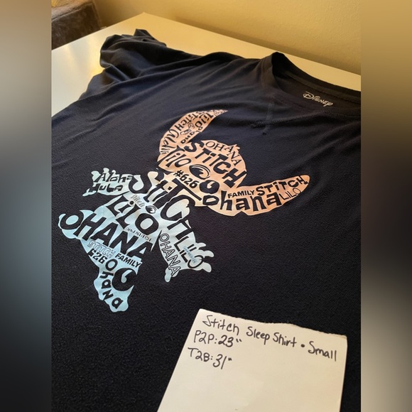 Disney Stitch Sleep Shirt - Size Small - Picture 2 of 11